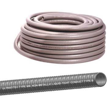 Southwire 58046301 Utratite® Flexible Type NM Conduit, Gray ~ 3/4" x 100 Ft.