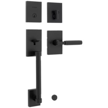 Kwikset Prava Handleset  Matte Black   SmartKey