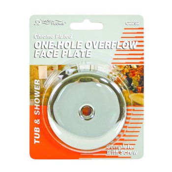 1 Hole Overflow Bathtub Face Plate