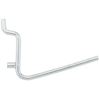 Straight Pegboard Hook, Zinc Plated ~ 2 1/2"