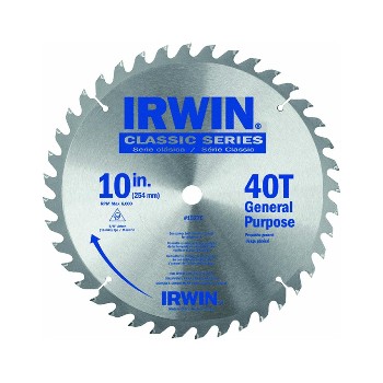 Irwin 15270 Trim and Finish Blade ~ 10" 40T