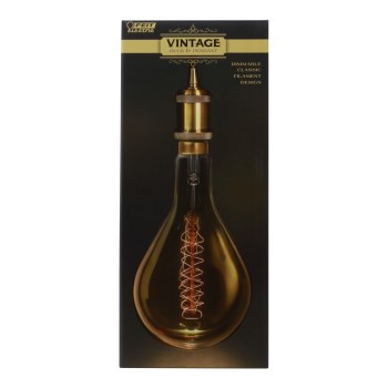 Vintage Style Brass Pendant Fixture