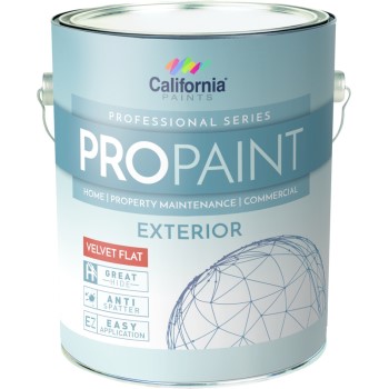 California Prod/grayseal 44695-1 Exterior Neutral Base Paint, Flat ~ Gallon
