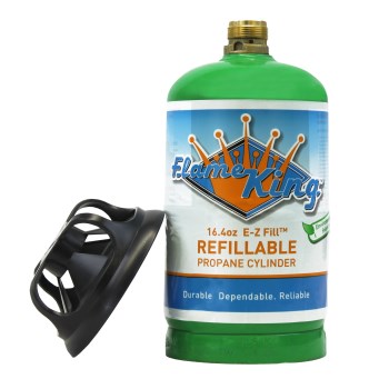 Refillable 1 Lb Propane Tank - Flame King