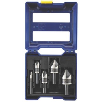 Irwin 1877793 Metal Countersink Set ~ 5 Piece