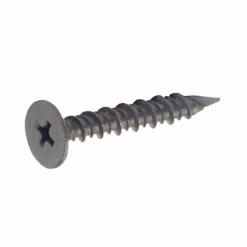 Grip-Rite #8 x 1-5/8" Cement Board Screw - Wafer Head with Nibs, 5 lb