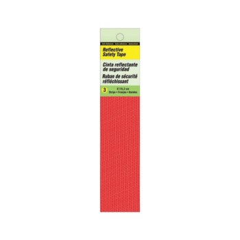 Hy-Ko Reflective Safety Tape Strips, Red