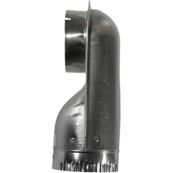 Dryer Offset Elbow, Aluminum - 4"