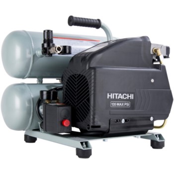 Hitachi Ec99s Twin Stack Air Compressor ~ 4 Gallon
