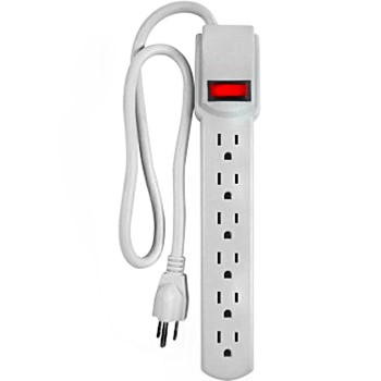 Surge Protector Power Strip ~ 6 Outlet