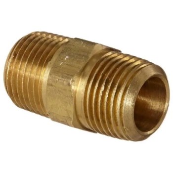Anderson Metals Lead Free Brass Hex Nipple - 1/2"