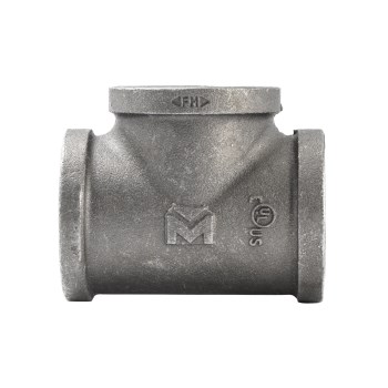 Anvil/Mueller Malleable Tee, Black - 2"