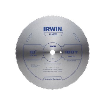 Irwin Classic Steel Saw Blade, 180T - 10"