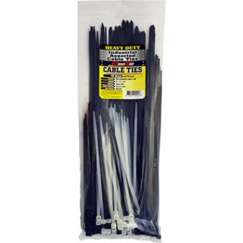 Heavy Duty Cable Tie Assortment - 200pk