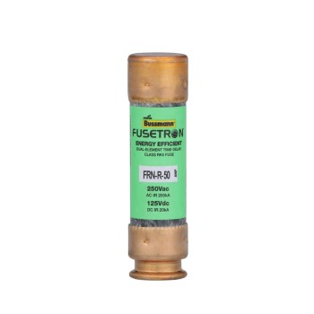Fusetron Cartridge Fuse, Class RK5 - 50 Amp