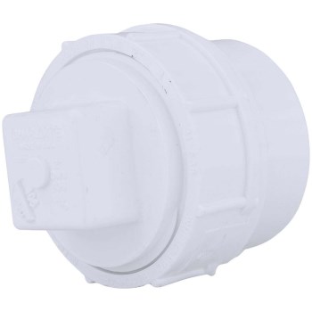 Charlotte Pipe PVC DWV Fitting Cleanout with Plug - 2"
