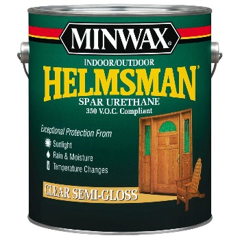 Minwax 13210 Helmsman Spar Urethane, Clear Semi-gloss ~ Gallon