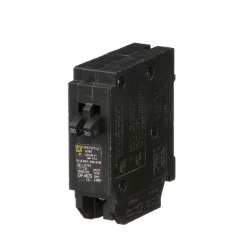 Square D Homeline Tandem Breaker - 20/20 Amp