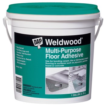 Dap 00142 Multipurpose Floor Adhesive, Off White ~ Gallon