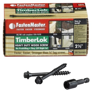 Timberlock Heavy-Duty Wood Screws ~ 2.5"