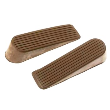 Shepherd 9132 Rubber Door Stop, Brown ~ 4"