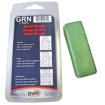 Dico Prod 7100970 Buffing Compound, Green Rouge