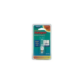 Feit Elec. BPQ75/CL/MC Light Bulb, Mini Candelabra Halogen Clear 120 Volt 75 Watt 