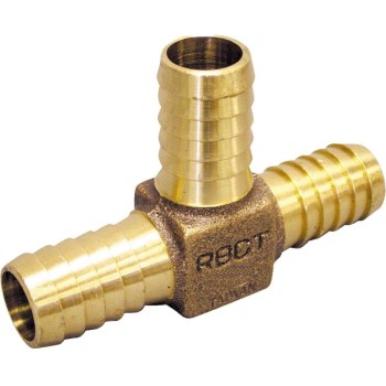 Merrill Mfg RBDTNL125 1 1/4 Brass Barb Tee