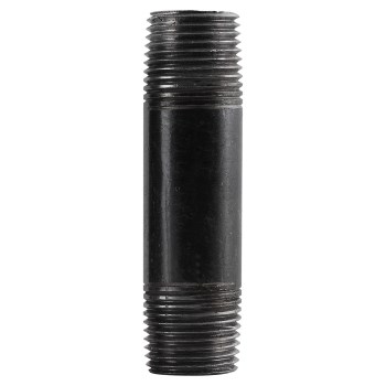 Pipe Nipple, Black Steel - 3/4" x 2"