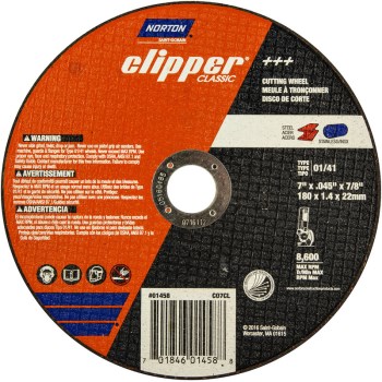 Norton 70184601458 01458 7 Rt Angl Cut Off Wheel
