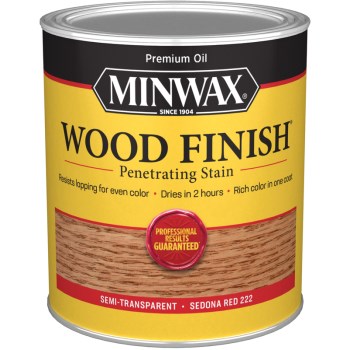 Minwax 70043 Wood Finish ~ Sedona Red, Quart