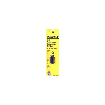 DeWalt DW2201 Bit Tip, #1 Square Recess, 2 pack