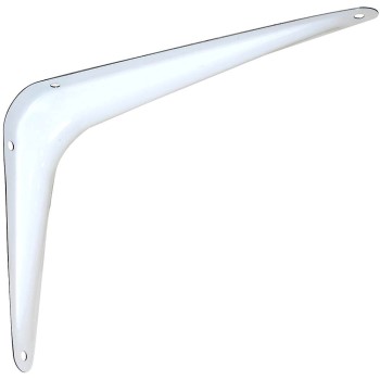 National N218-891 Shelf Brackets,  White ~ 6" x 8"