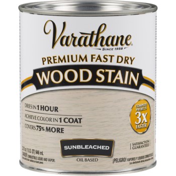 Varathane Premium Fast Dry Interior Wood Stain, Sunbleached ~  Quart
