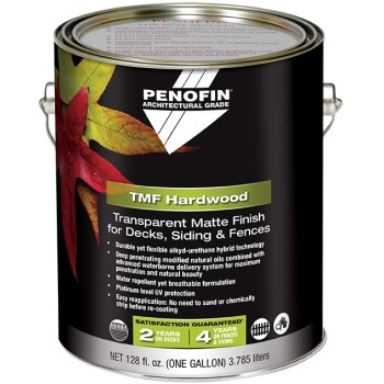 Penofin FAHIMGA TMF  Architectural Hardwood Stain for Decks/Siding/, Fences,  Ipe Matte ~  Gallon