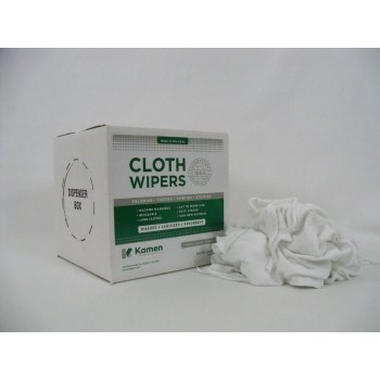 41109 4lb White Knit Box Rags