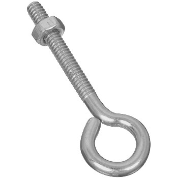 National 221119 Eye Bolt, Zinc ~ 1/4" x 3"