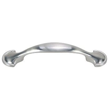 Spoon Cabinet Pull, Satin Nickel