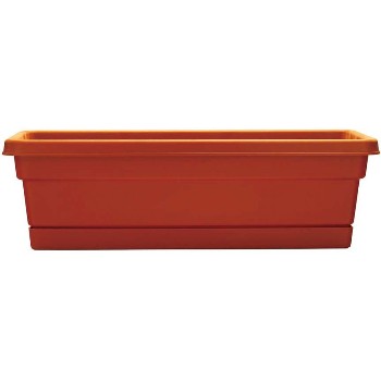 Southern Patio WB1812TC Window Box Planter, Poly-restin ~ 18" 