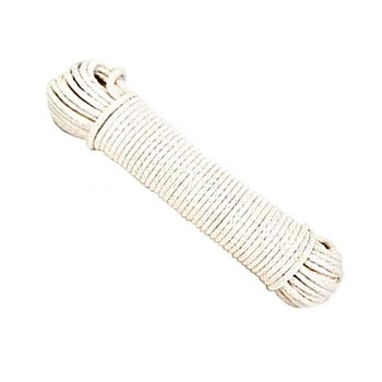 Solid Braided Cotton Sash Cord, #12  ~ 3/8" x 100 Ft