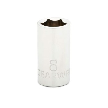 GearWrench 1/4" Drive Metric Socket, 6 Point - 8mm