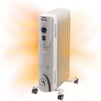 EZ-Heat Oil Filled Radiator Heater - 1500W
