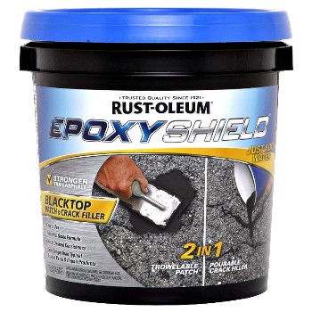 Rust-oleum 250700 Epoxyshield Blacktop Patch & Crack Filler ~ 10 Lbs