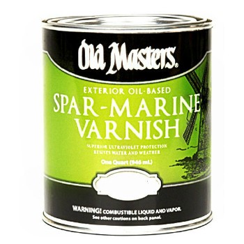 Exterior Oil-Based Spar Marine Varnish,  Clear Satin Finish  ~  Gallon 