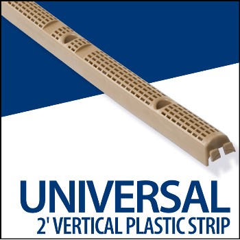 Closure Strips, Vertical Plastic ~ 24"