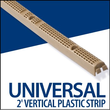 Palram Americas 92772 Closure Strips, Vertical Plastic ~ 24"