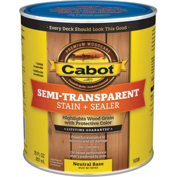 Stain & Sealer, Neutral Base ~ Qt