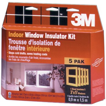 3M 05113150024 Window Insulator Kit - Indoors - 62 x 210 inch