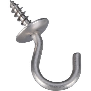 Cup Hooks, Stainless Steel ~ 3/4"