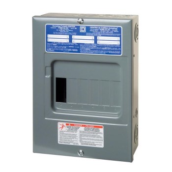 Square D Homeline 100A Main Lug Load Center - 6-Space